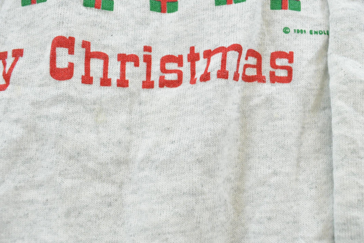 Vintage 1990s Endless Designs Mother Goose Graphic Crewneck Men's M / 90s Streetwear / Grandma Sweater / Double Collar / Made in USA from propervintagecanada