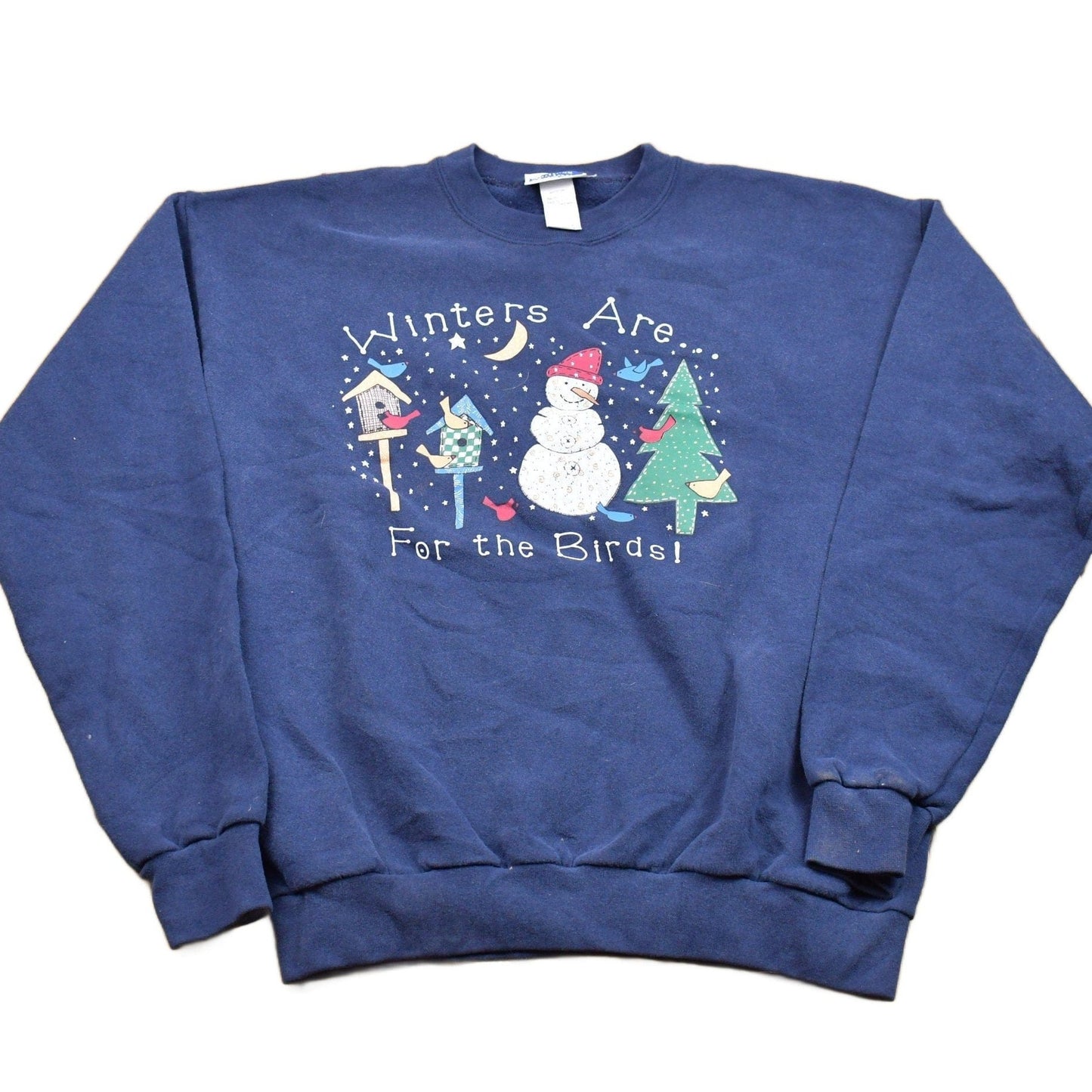 Vintage 1990s Endless Designs Winter Animals Crewneck Sweatshirt Men's Large from propervintagecanada