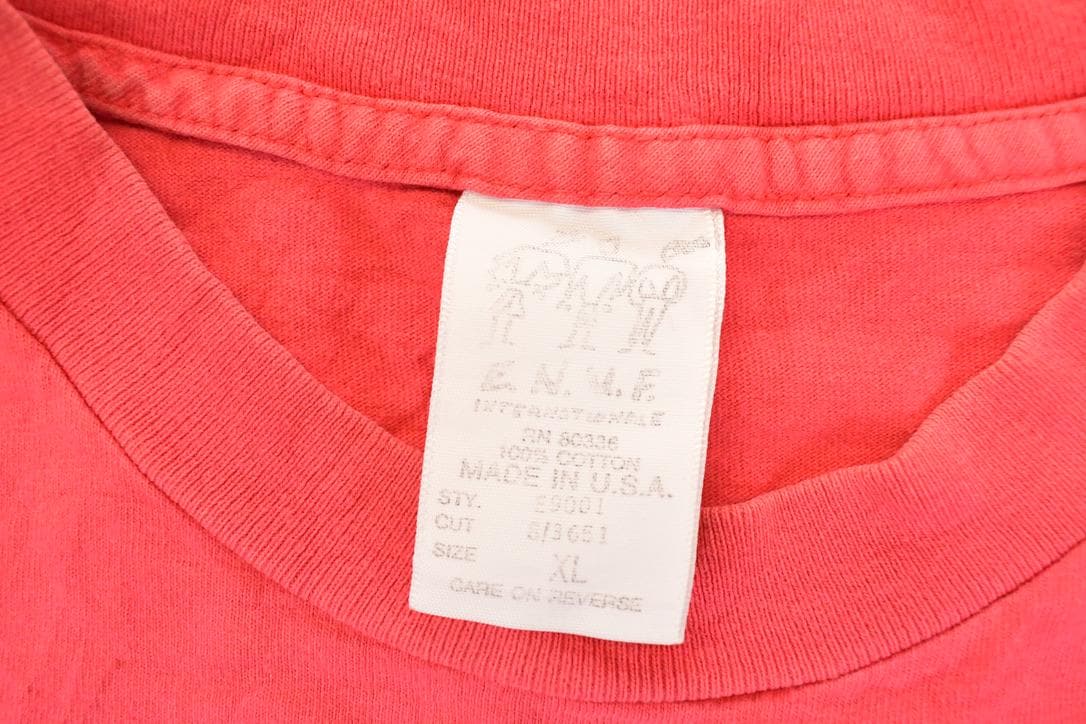 Vintage 1990s Enuf International Souvenir Travel T-Shirt Men's XL / Destination Shirt / 90s Single Stitch Graphic Tee / Made in USA from propervintagecanada