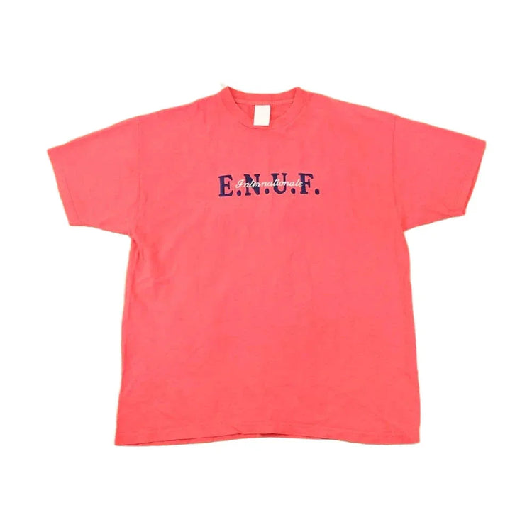 Vintage 1990s Enuf International Souvenir Travel T-Shirt Men's XL / Destination Shirt / 90s Single Stitch Graphic Tee / Made in USA from propervintagecanada