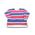 Vintage 1990s Enuf Internationale Striped Rugby Polo Collared Long Sleeve T-Shirt Men&