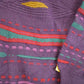 Vintage 1990s Enzo Lorenzo Shawl Knit Abstract Sweater Men's L from propervintagecanada