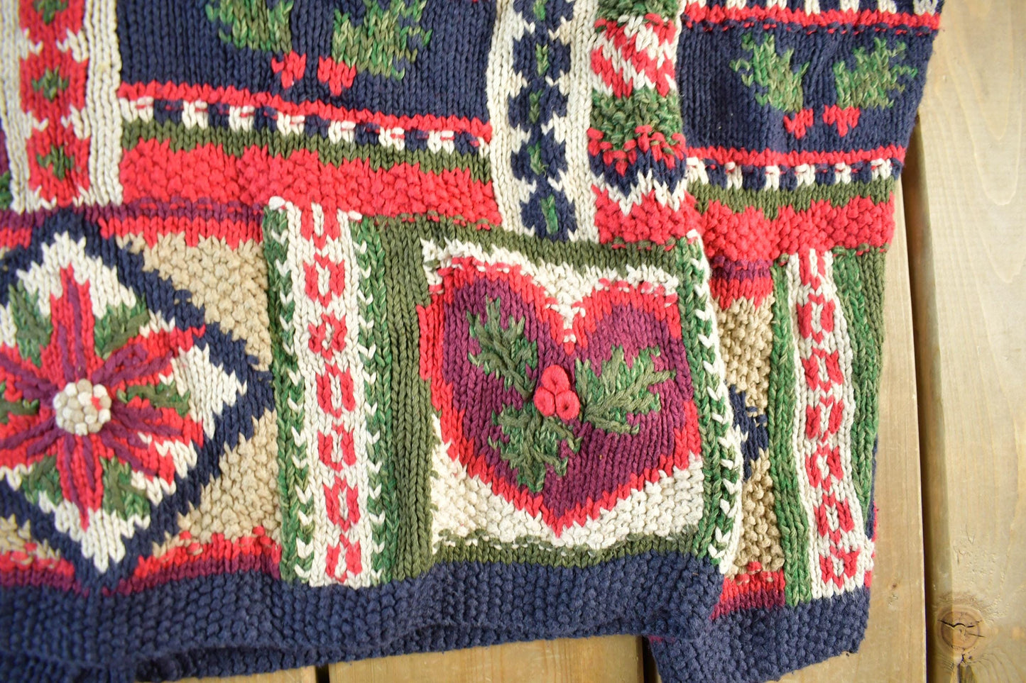 Vintage 1990s Epiacia Cute Knit Cardigan Sweater Women's M from propervintagecanada