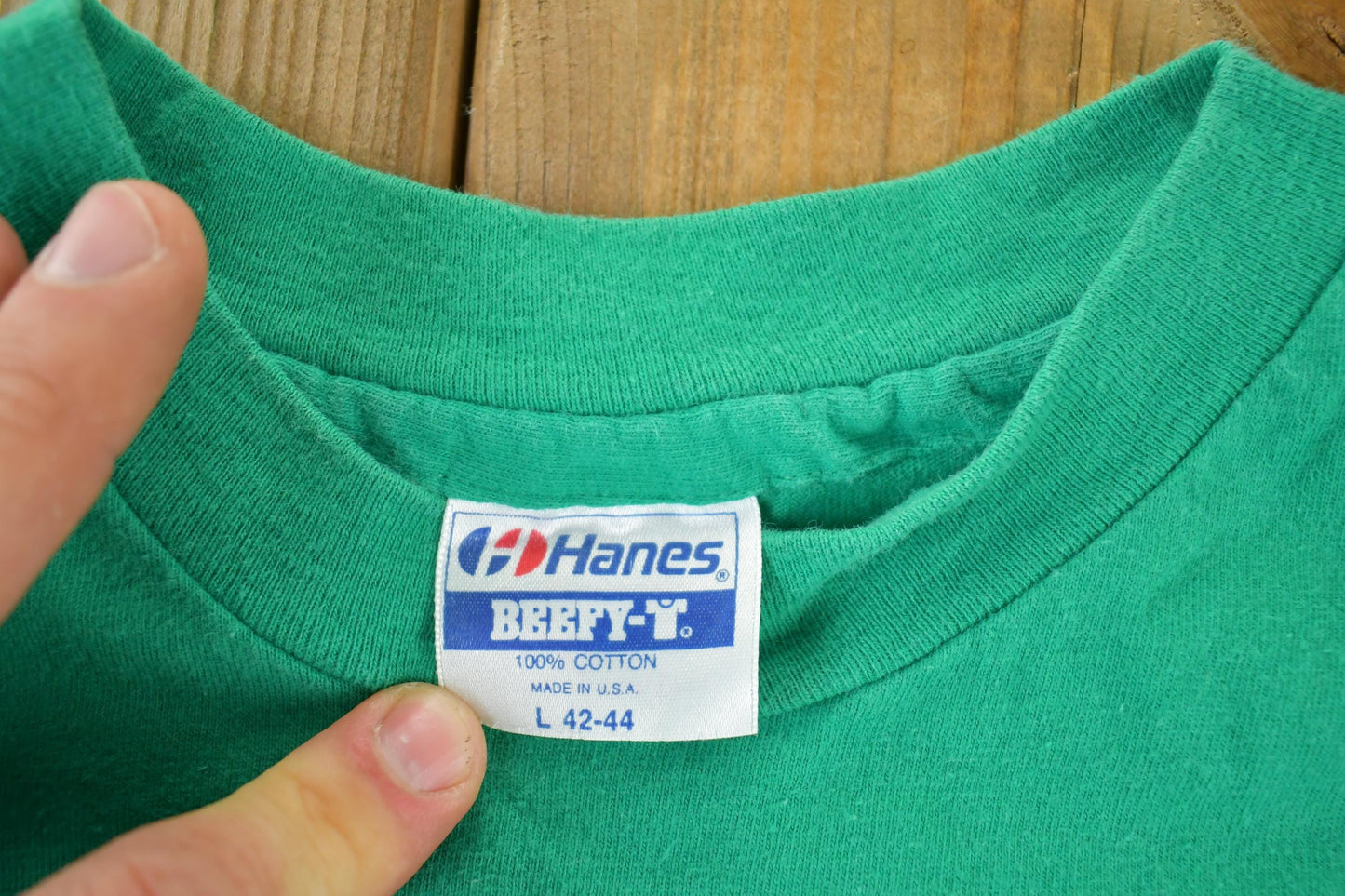 Vintage 1990s Erin Go Moose Souvenir Single Stitch Graphic Print T-Shirt Men's Large from propervintagecanada