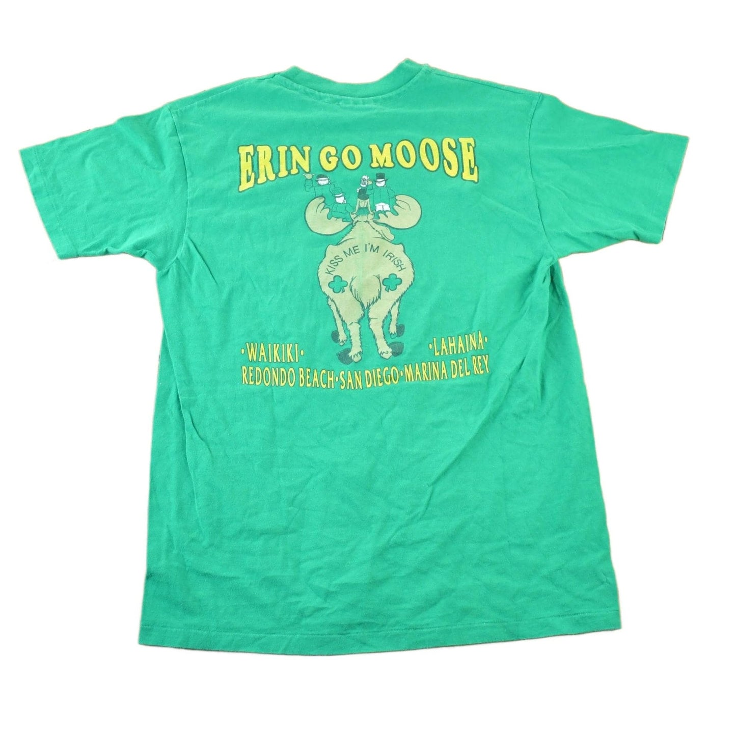Vintage 1990s Erin Go Moose Souvenir Single Stitch Graphic Print T-Shirt Men's Large from propervintagecanada