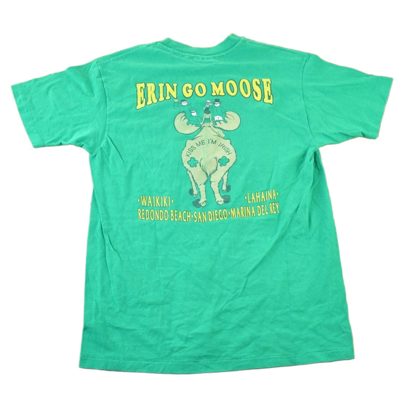 Vintage 1990s Erin Go Moose Souvenir Single Stitch Graphic Print T-Shirt Men's Large from propervintagecanada