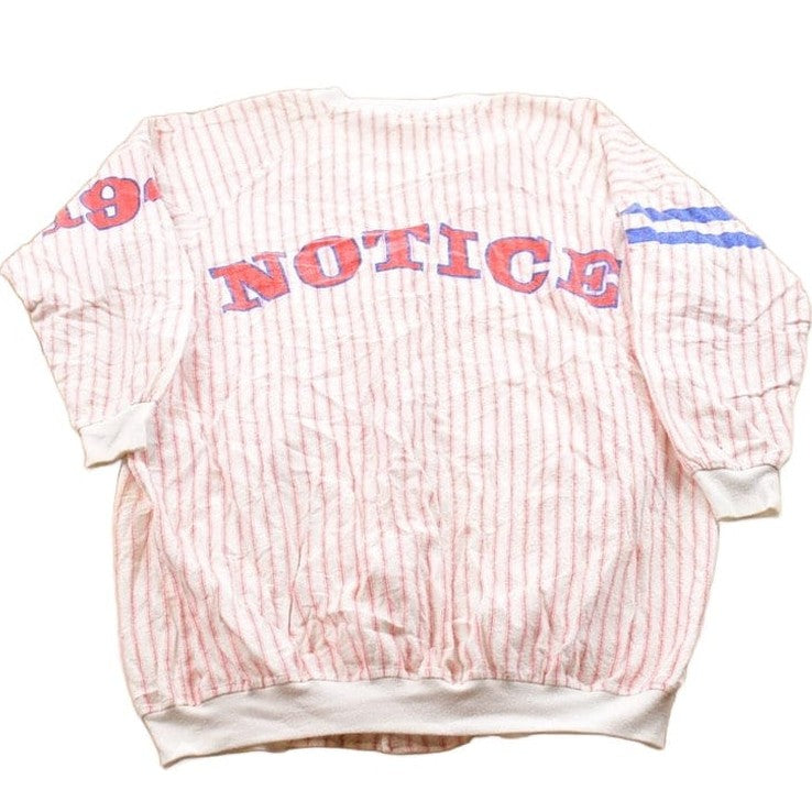 Vintage 1990s Esleep Pinstripe Button Up Pyjama Shirt Women's L from propervintagecanada