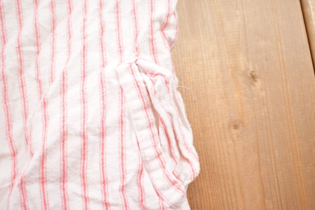 Vintage 1990s Esleep Pinstripe Button Up Pyjama Shirt Women's L from propervintagecanada