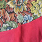 Vintage 1990s Euro Joy Floral Embroidered Quarter Zip Crewneck Sweatshirt Men's Medium from propervintagecanada