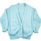 Vintage 1990s Evian Cable Knit Cardigan Sweater Men's L from propervintagecanada