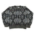 Vintage 1990s Expressions Knit Abstract Pattern Crewneck Sweater Men&