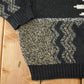 Vintage 1990s Expressions Knit Crewneck Sweater Men's L from propervintagecanada