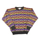 Vintage 1990s Expressions Worldwide Abstract Knit Crewneck Sweater Mens L from propervintagecanada