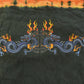 Vintage 1990s Extreme Limit Flames Dragon Graphic T-Shirt Men's M from propervintagecanada