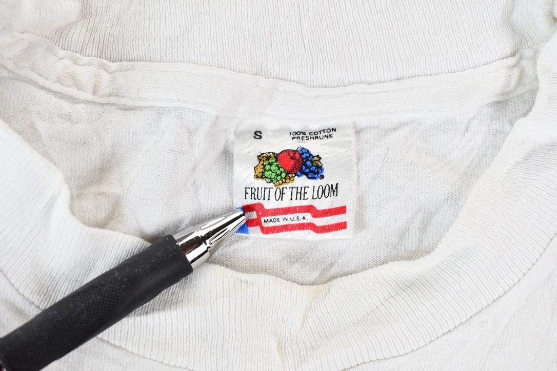 Vintage 1990s Eyes on Survival Realistic Tiger Theme Single Stitch Graphic T-Shirt Men's XS from propervintagecanada