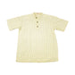 Vintage 1990s Fabindia Souvenir Button Up Striped Travel T-Shirt Men's M from propervintagecanada