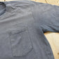 Vintage 1990s Faded Blank Black Pocket T-Shirt Men's L from propervintagecanada