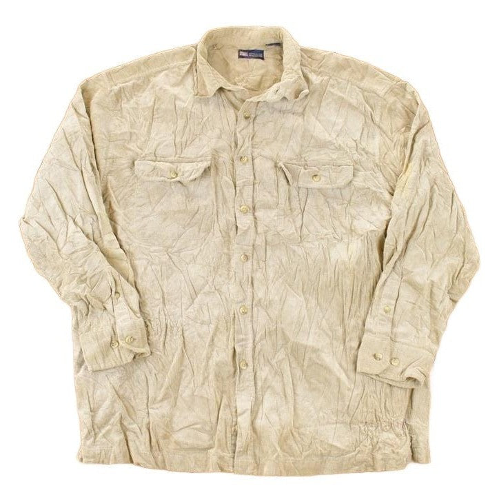 Vintage 1990s Faded Glory Corduroy Button Up Shirt Men's L from propervintagecanada