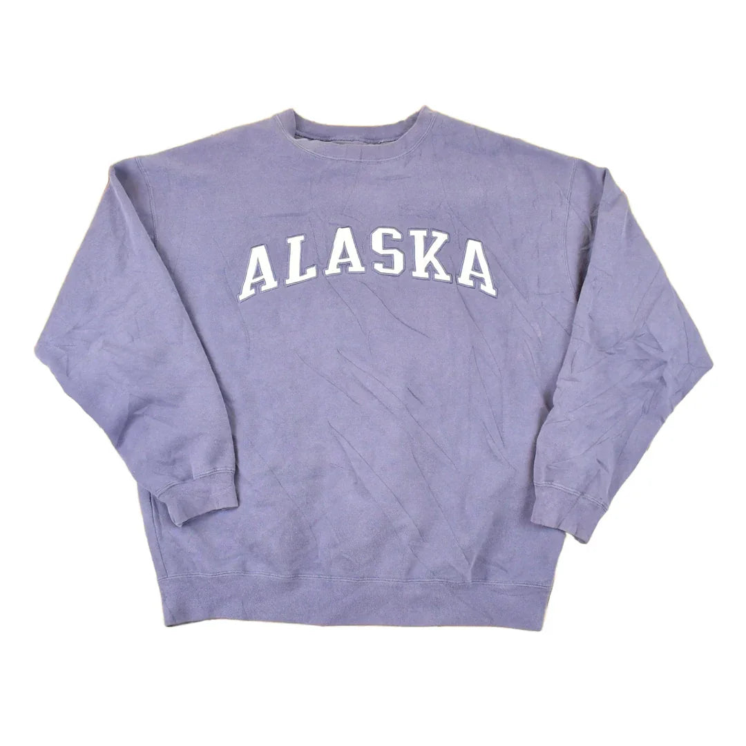 Vintage 1990s Fahrenheit Alaska Embroidered Crewneck Sweatshirt Mens L from propervintagecanada