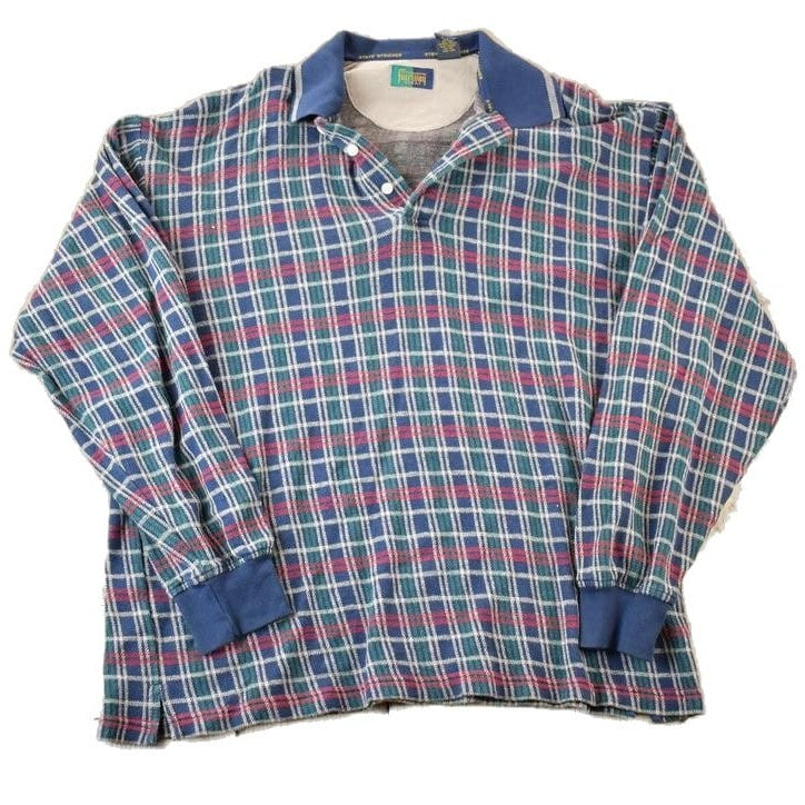 Vintage 1990s Fairway Sport Souvenir Quarter Button Sweatshirt Made In USA Men's XL from propervintagecanada