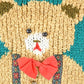 Vintage 1990s Far And Near Cute Teddy Bear Chunky Knit Crewneck Sweater Women's S from propervintagecanada