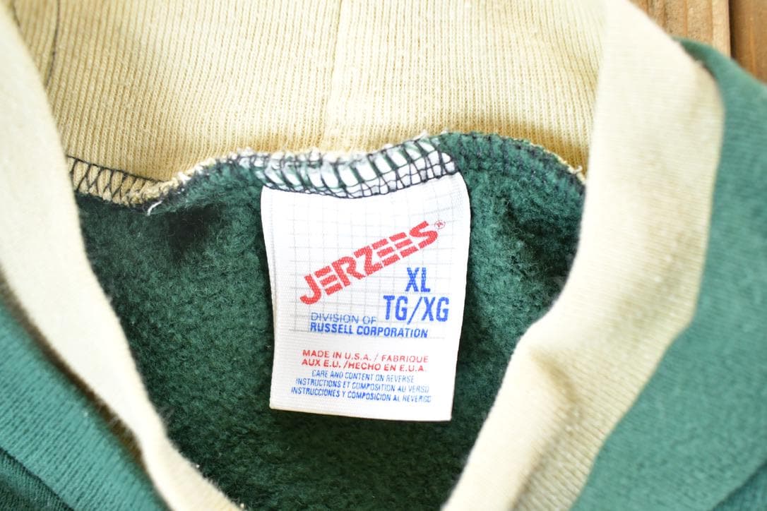 Vintage 1990s Farm Fresh Double Collar Crewneck Sweatshirt Mens L from propervintagecanada