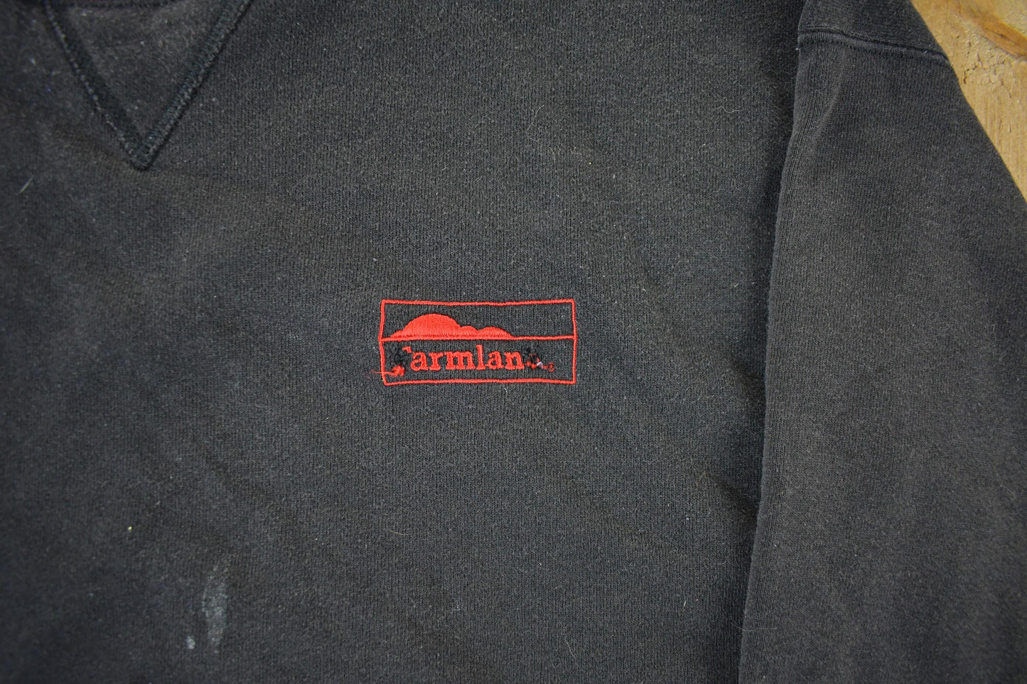 Vintage 1990s Farmland Crewneck Sweatshirt Men's XL from propervintagecanada