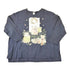 Vintage 1990s Fashion Bug Cute Teddy Bear Picnic Graphic Print Long Sleeve T Shirt Women&