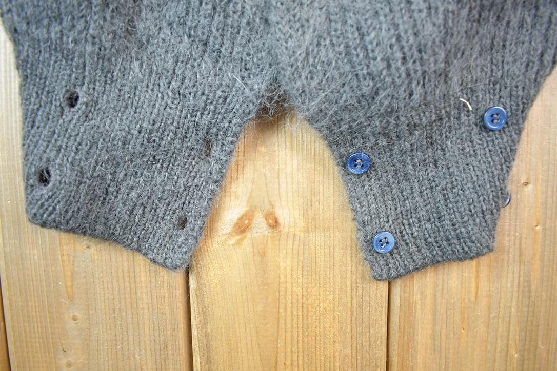 Vintage 1990s Fenn Wright And Manson Mohair Wool Knit Cardigan Sweater Women's S from propervintagecanada