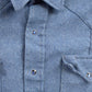 Vintage 1990s Fenton Western Style Denim Snap Button Shirt Men's M from propervintagecanada