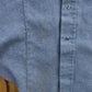 Vintage 1990s Fenton Western Style Denim Snap Button Shirt Men's M from propervintagecanada