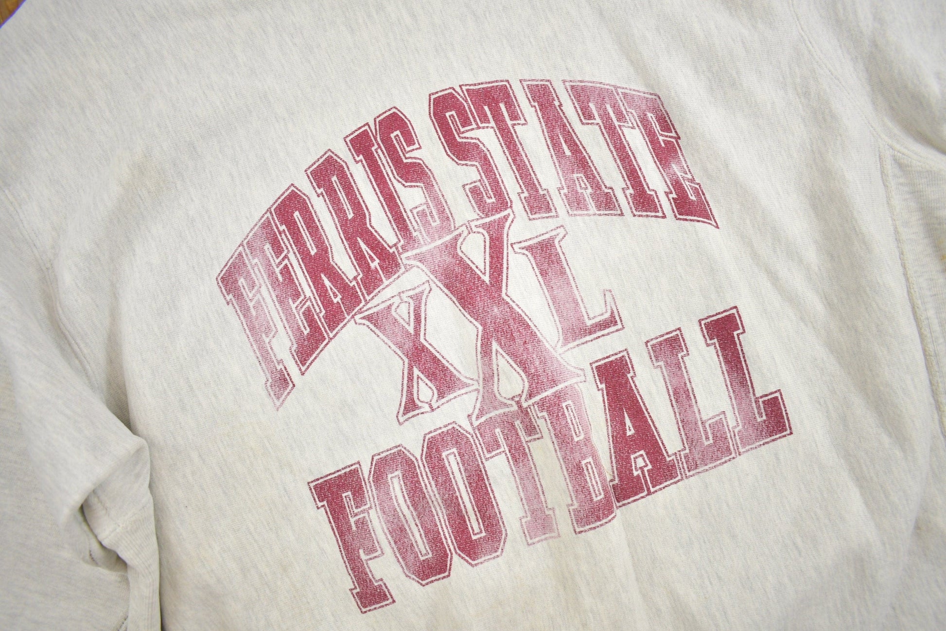 Vintage 1990s Ferris State Football Pro Weave Collegiate Crewneck Men's 2XL from propervintagecanada