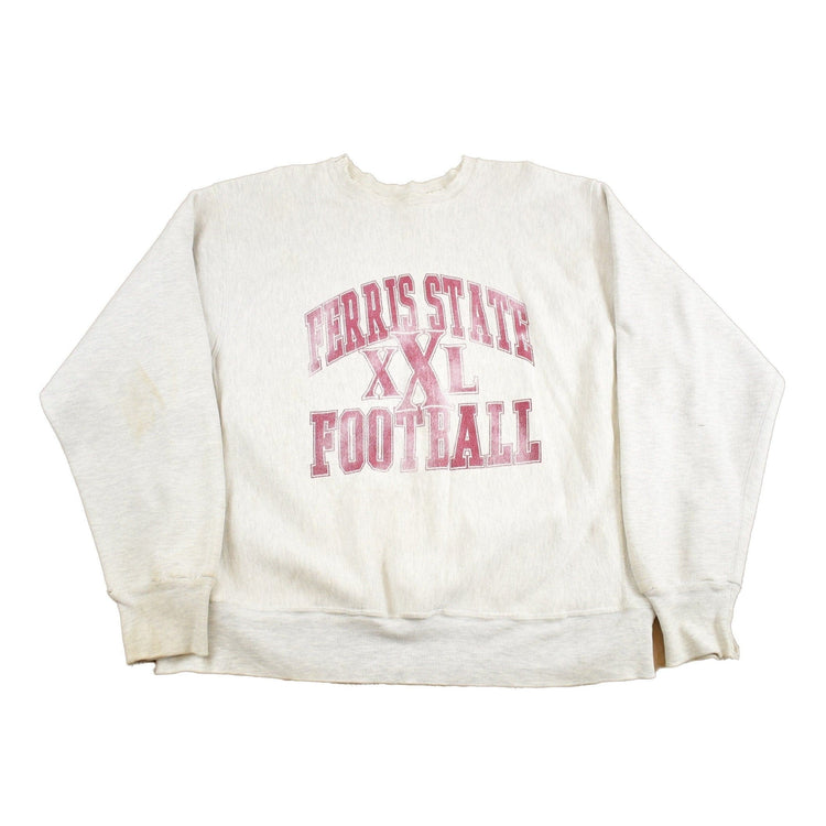Vintage 1990s Ferris State Football Pro Weave Collegiate Crewneck Men's 2XL from propervintagecanada