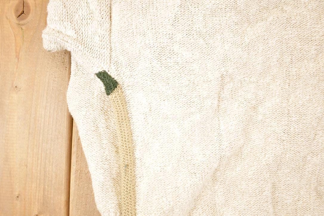 Vintage 1990s Field Gear Cable Knit Crewneck Sweater Men's XL from propervintagecanada