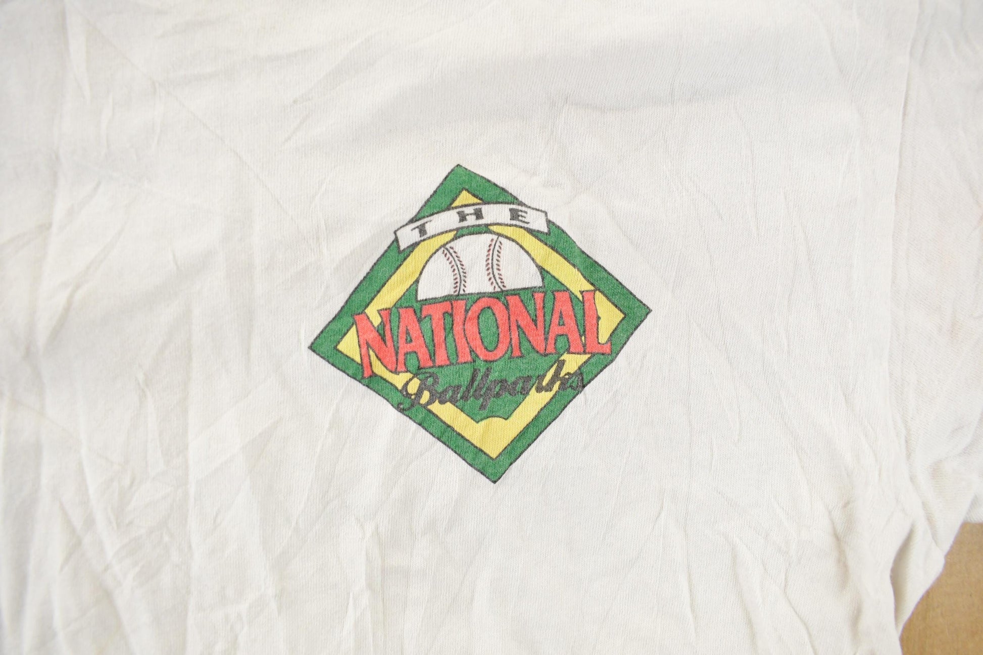 Vintage 1990s Fields Of Dreams American Baseball Ball Parks Graphic T Shirt Men's Large from propervintagecanada