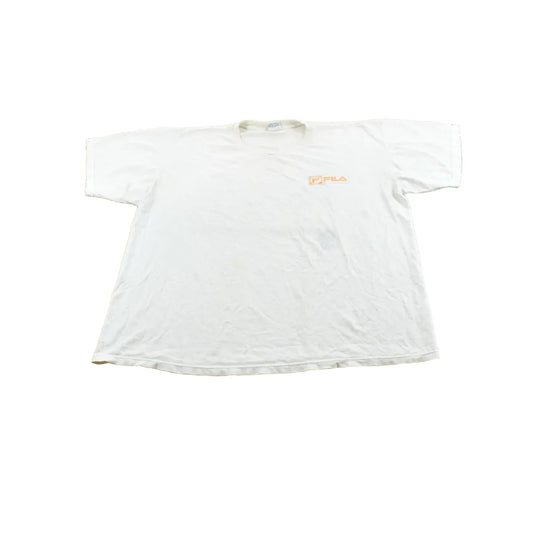 Vintage 1990s Fila Logo Graphic T-Shirt Men's 2XL from propervintagecanada
