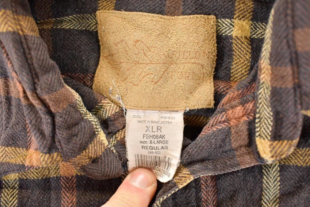 Vintage 1990s Fillon Forrest Western Style Plaid Button Up Shirt Men's XL from propervintagecanada