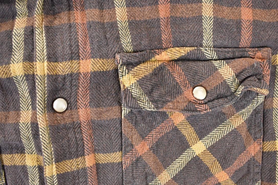 Vintage 1990s Fillon Forrest Western Style Plaid Button Up Shirt Men's XL from propervintagecanada