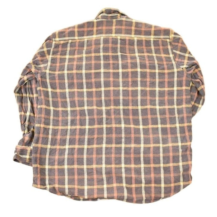 Vintage 1990s Fillon Forrest Western Style Plaid Button Up Shirt Men's XL from propervintagecanada
