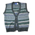 Vintage 1990s Fine Line Knit Perfect Mild Distress Cardigan Sweater Vest Men&