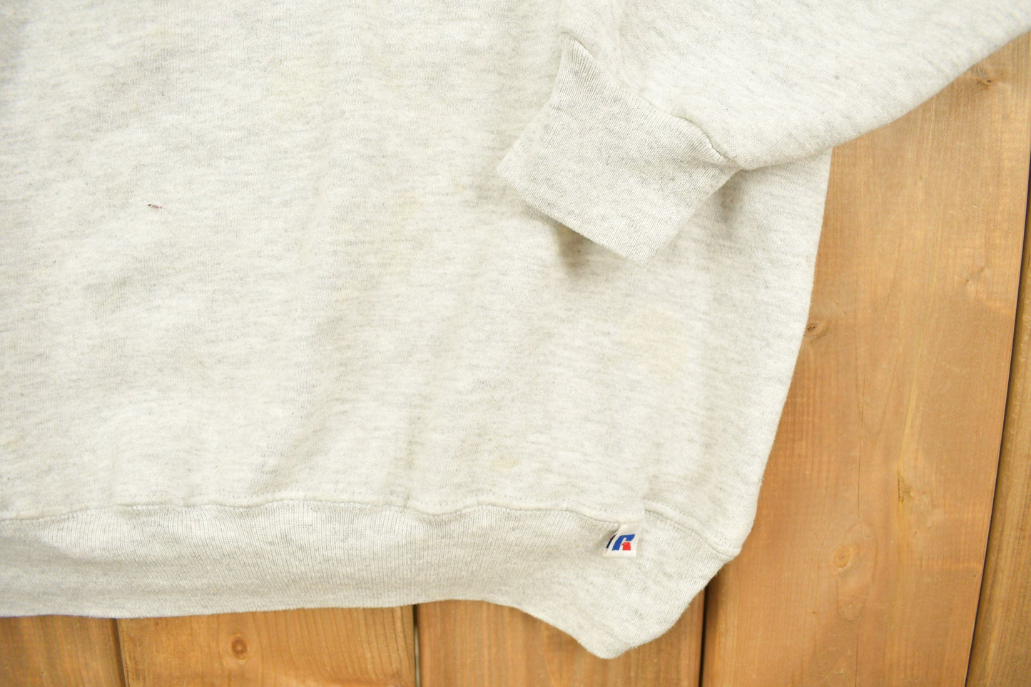 Vintage 1990s First Class Grandfather Collegiate Crewneck / 90s / Sportswear / Americana / Collegiate / University / Russell / Made In USA from propervintagecanada