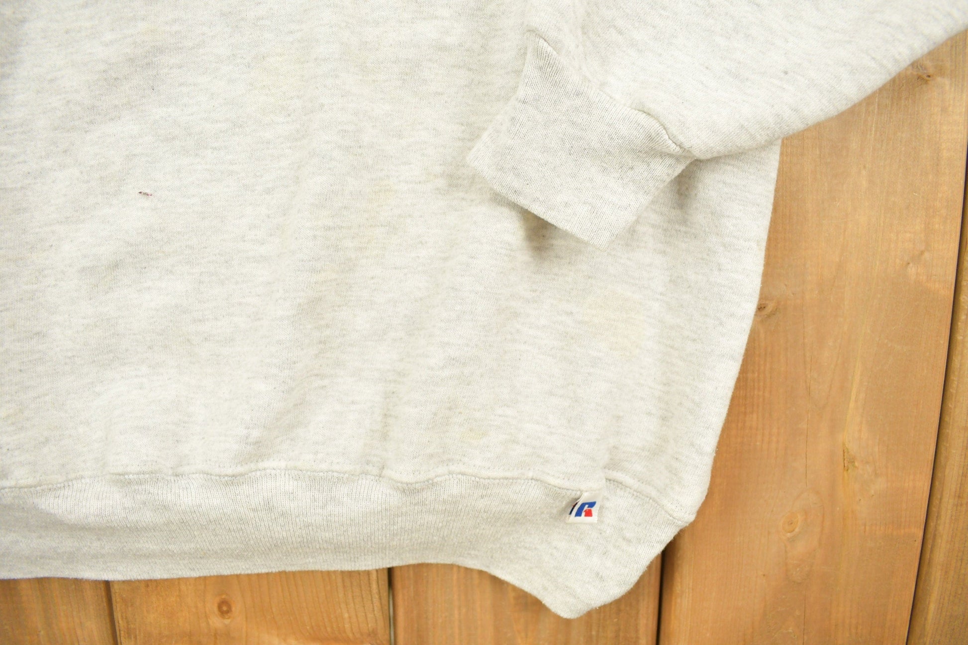 Vintage 1990s First Class Grandfather Collegiate Crewneck / 90s / Sportswear / Americana / Collegiate / University / Russell / Made In USA from propervintagecanada