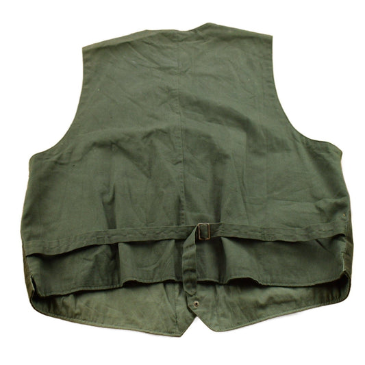 Vintage 1990s First Class Terrain Leather Vest Men's 2XL from propervintagecanada