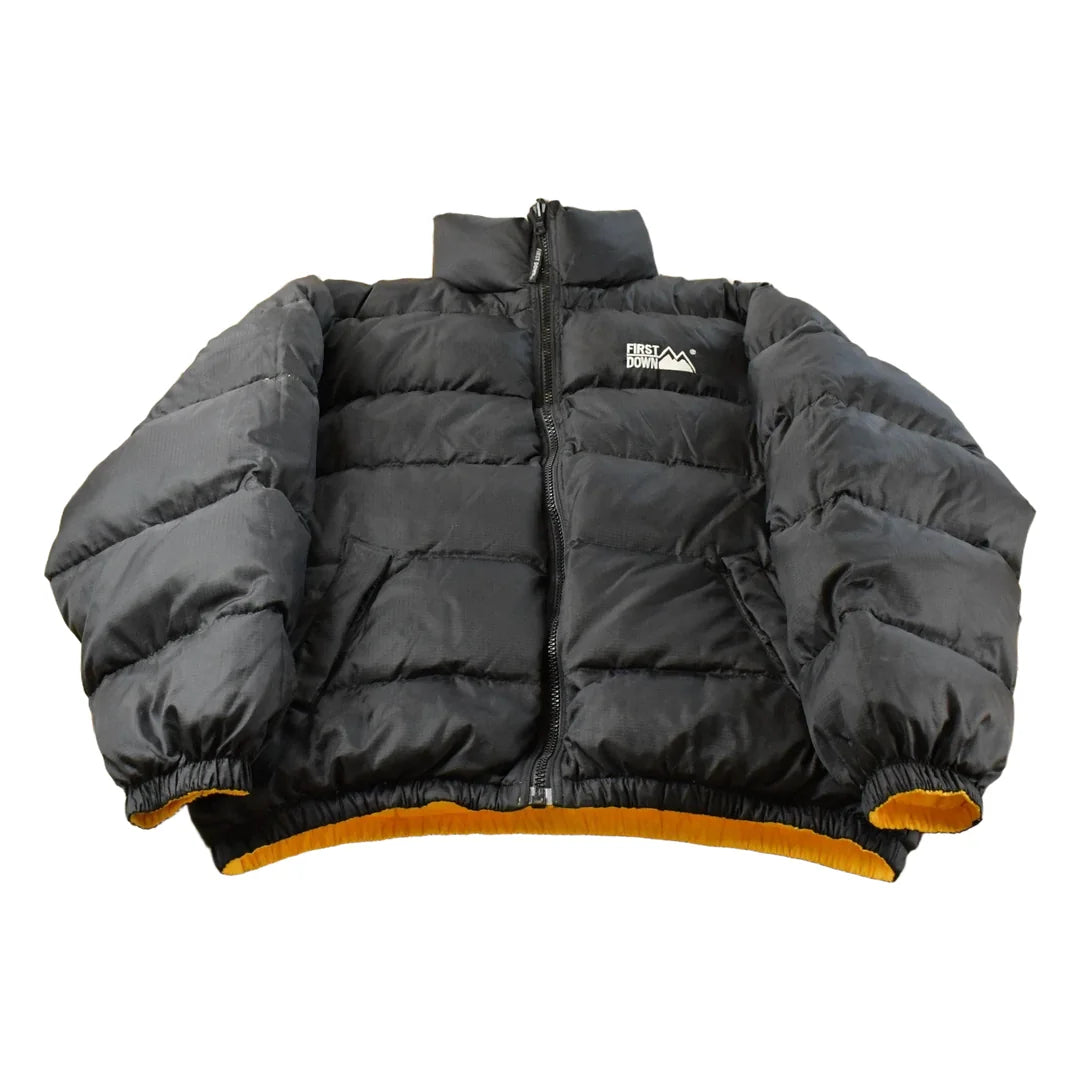 Vintage 1990s First Down Puffer Jacket Men's XL from propervintagecanada
