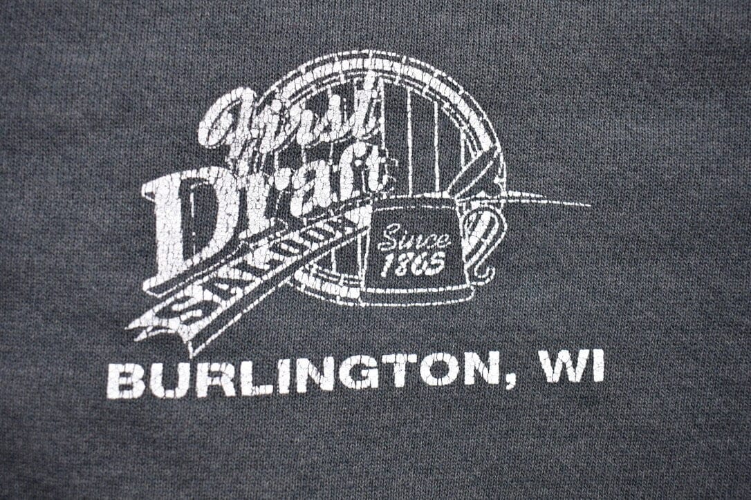 Vintage 1990s First Draft Burlington Wisconsin Crewneck Sweatshirt Men's Large from propervintagecanada