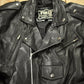 Vintage 1990s First Genuine Leather Biker Jacket Men's Medium from propervintagecanada