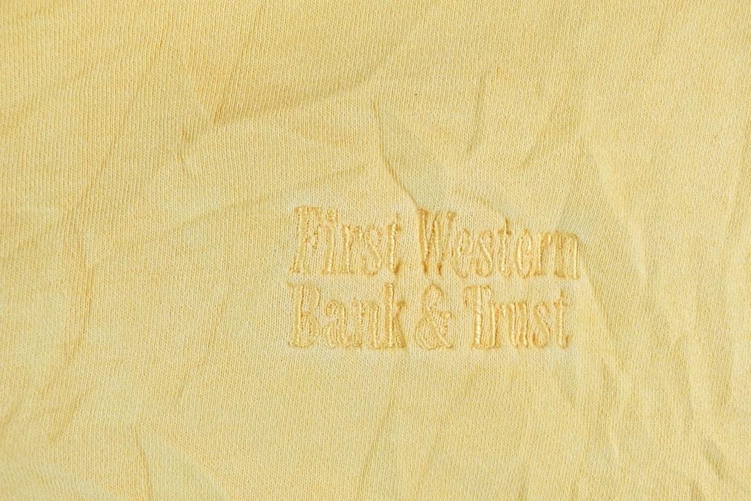 Vintage 1990s First Western Bank Souvenir Crewneck Sweatshirt Men's XL from propervintagecanada