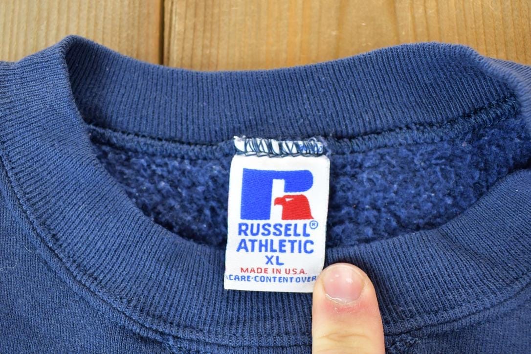 Vintage 1990s FIS Staff Crewneck Sweatshirt Made In USA Men's Large from propervintagecanada