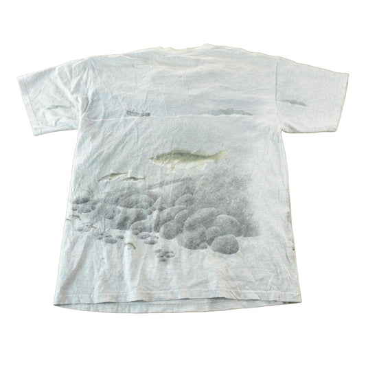 Vintage 1990s Fish T-Shirt Men's Large from propervintagecanada
