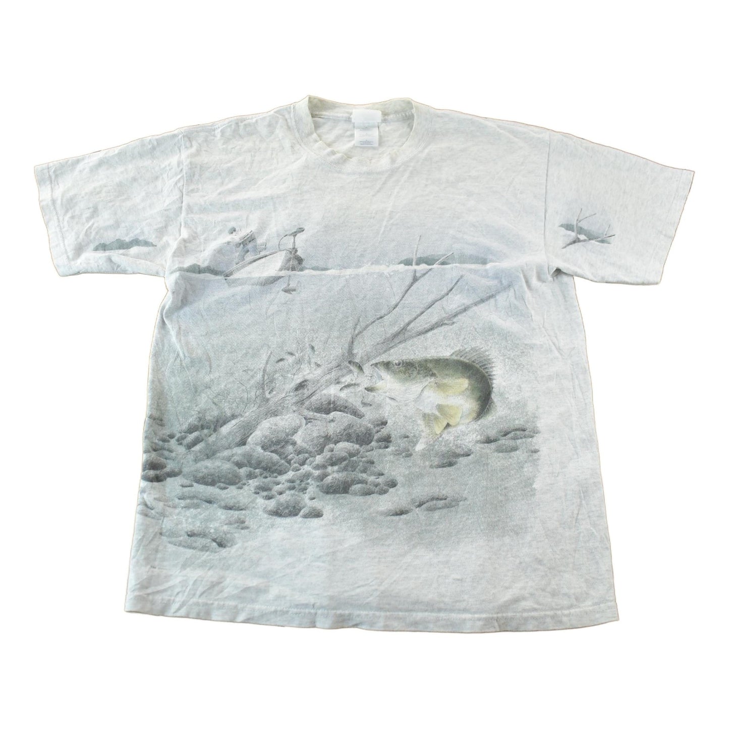 Vintage 1990s Fish T-Shirt Men's Large from propervintagecanada